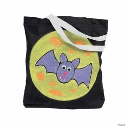 Brand new 😀 10" x 12" Medium Black Canvas Tote Bags - 12 Pc. 👏 -Halloween Crafts for Kids Sales 10 x 12 medium black canvas tote bags 12 pc 14 324 a02