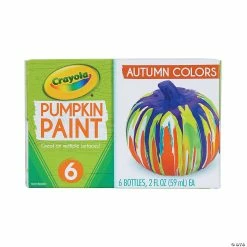 New 🛒 2 oz. Crayola® Autumn Colors Acrylic Pumpkin Paint - Set of 6 🛒