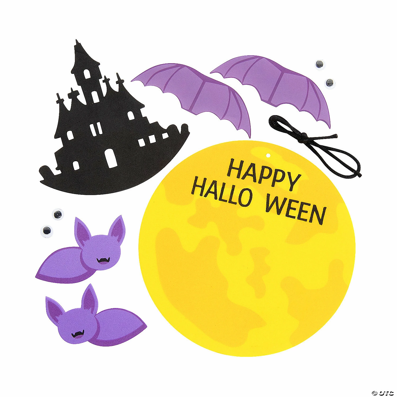 New π 3D Happy π¦ Halloween Bat Sign Craft Kit - Makes 12 π― 4 New π 3D Happy π¦ Halloween Bat Sign Craft Kit - Makes 12 π― - Image 2