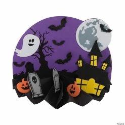 Outlet 💯 3D Haunted 💀 Halloween Scene Paper Craft Kit - Makes 12 🎉