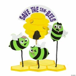 Flash Sale ๐ฏ 3D Save the Zom-Bees Tabletop Sign Craft Kit - Makes 12 ๐