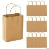 Best Sale ⌛ 6 1/2" x 9" Medium Kraft Paper Gift Bags - 12 Pc. 🔥 -Halloween Crafts for Kids Sales 6 1 2 x 9 medium kraft paper gift bags 12 pc 48 317