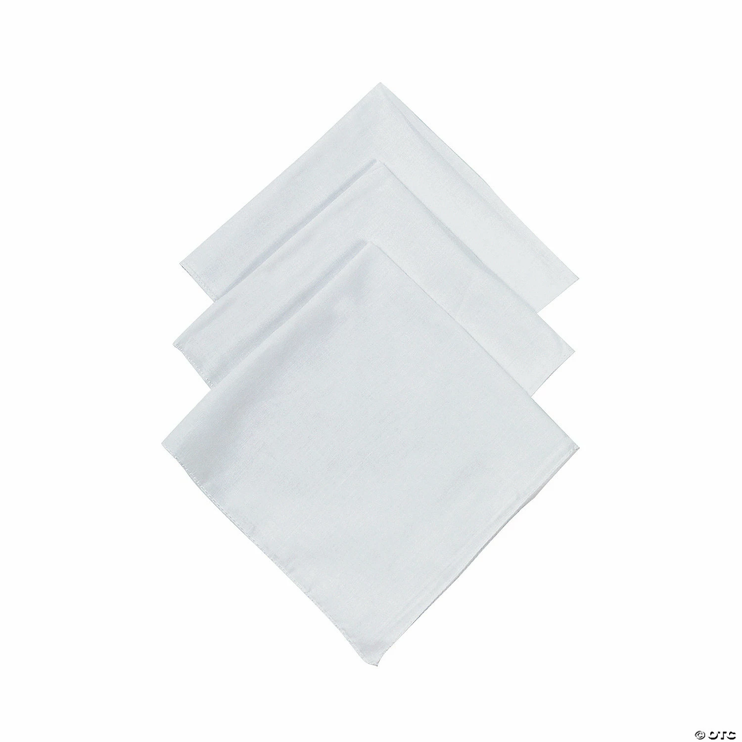 Discount π Bulk DIY White Bandanas - 48 Pc. π 4 Discount π Bulk DIY White Bandanas - 48 Pc. π - Image 2