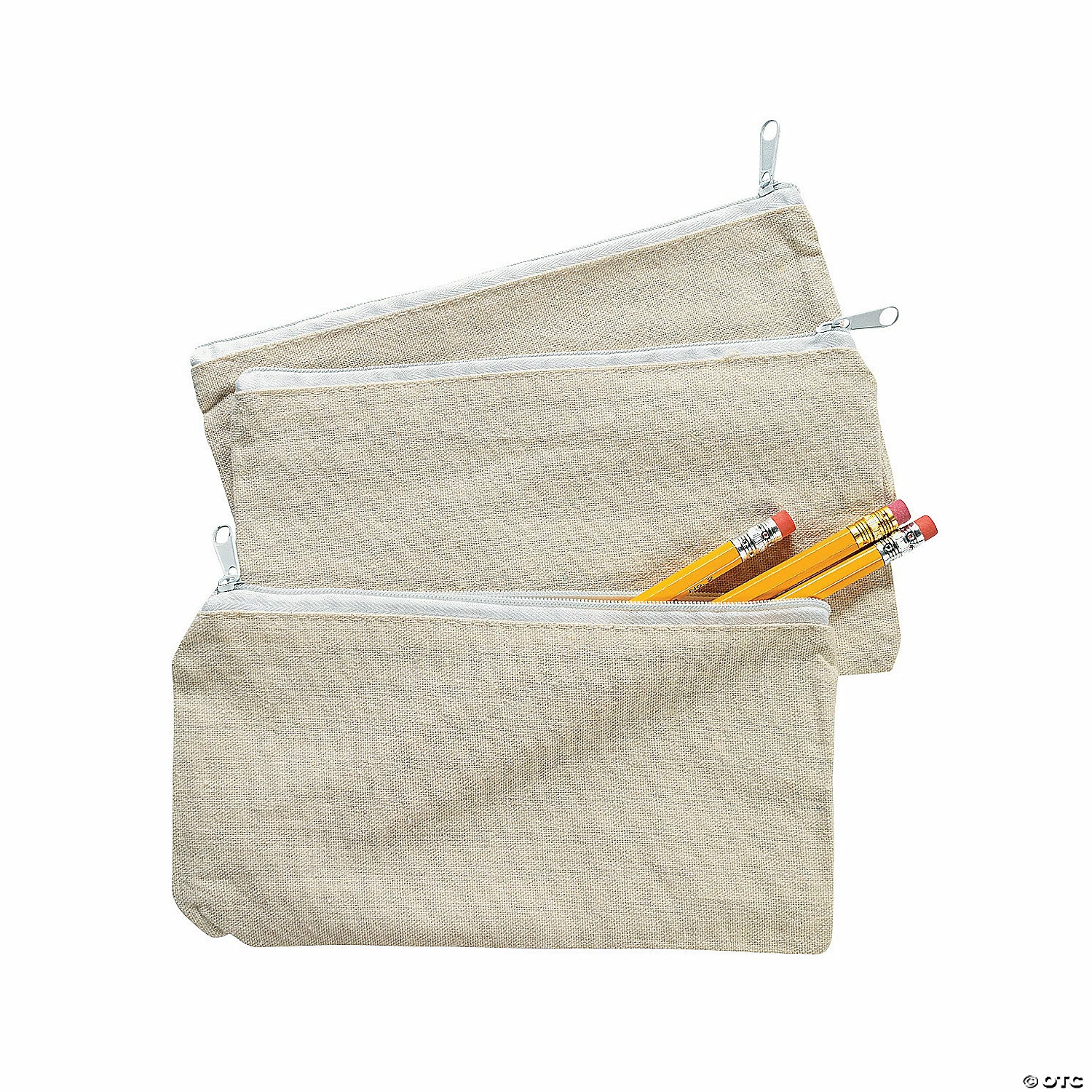 Outlet 🌟 Canvas Pencil Cases - 12 Pc. 🔥 4 Outlet 🌟 Canvas Pencil Cases - 12 Pc. 🔥 - Image 2