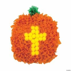 Top 10 😉 Christian Pumpkin Crinkle Tissue Paper Craft Kit- Makes 12 ✨