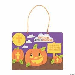 Budget ๐คฉ Christians Are Like Pumpkins Sign Craft Kit- Makes 12 ๐