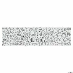 Buy 👏 Color Your Own Art Party Banner 🤩