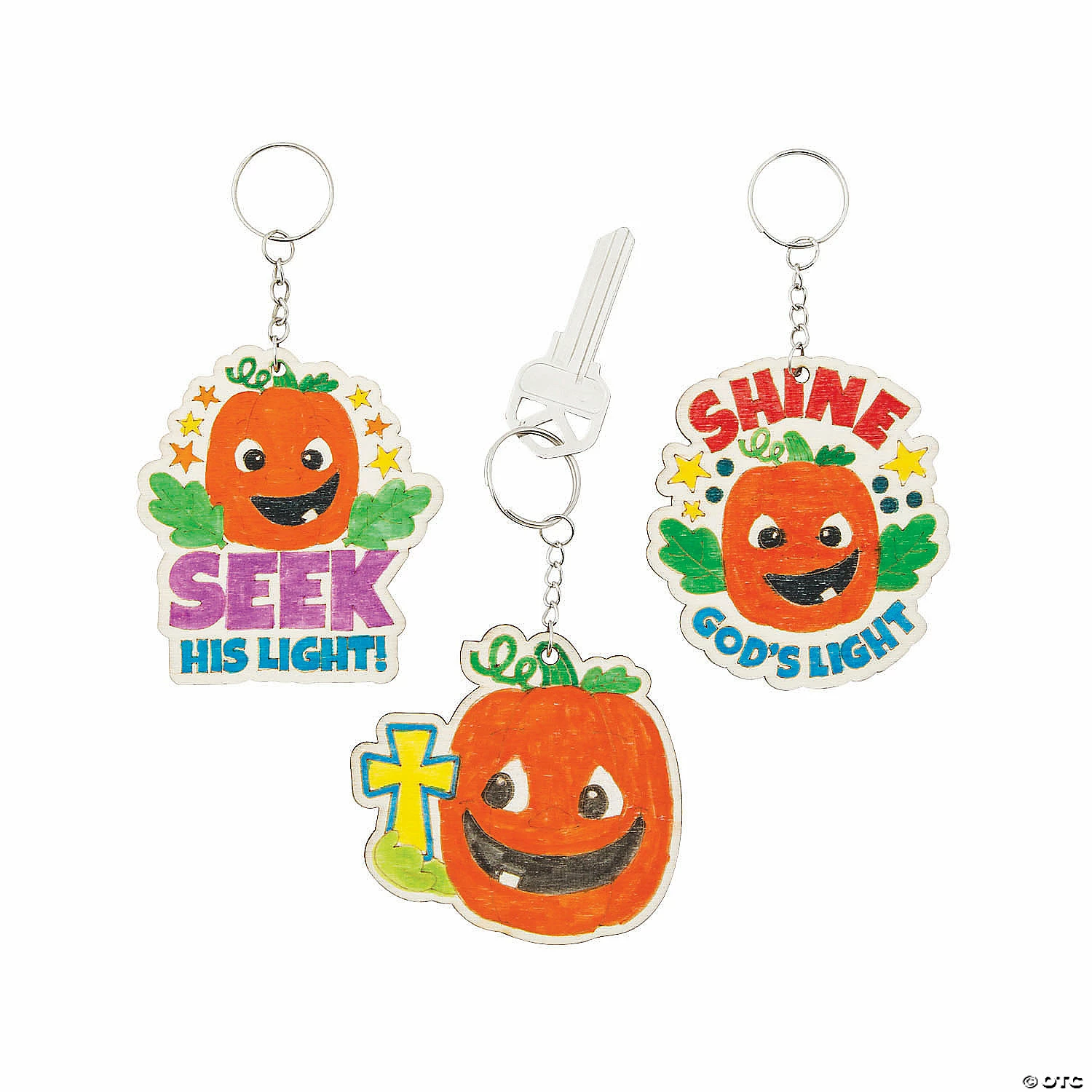 Brand new ๐ Color Your Own Christian Pumpkin Keychains - 12 Pc. ๐ฅฐ 4 Brand new ๐ Color Your Own Christian Pumpkin Keychains - 12 Pc. ๐ฅฐ - Image 2