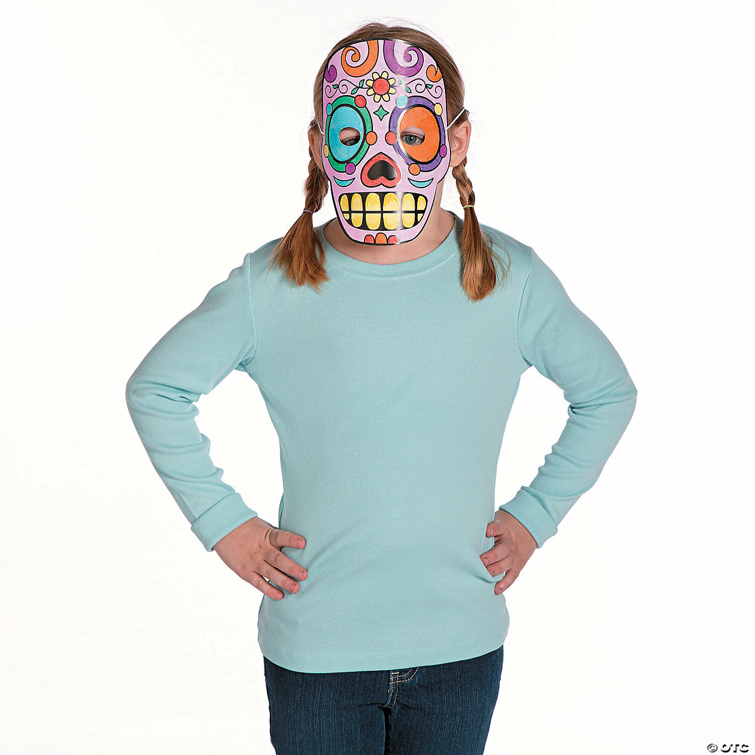 Wholesale π Color Your Own Day of the Dead Masks - 12 Pc. π 5 Wholesale π Color Your Own Day of the Dead Masks - 12 Pc. π - Image 3