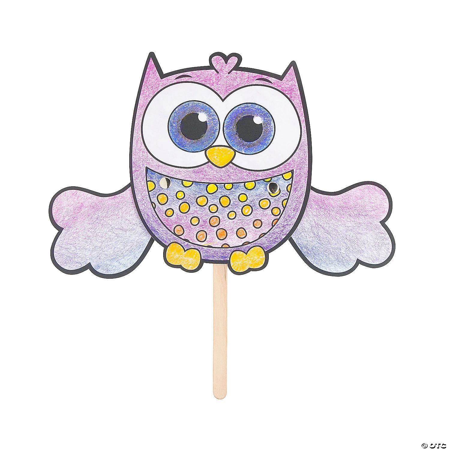 Hot Sale ๐ Color Your Own Flapping Owl Craft Kit - Makes 12 ๐งจ 4 Hot Sale ๐ Color Your Own Flapping Owl Craft Kit - Makes 12 ๐งจ - Image 2