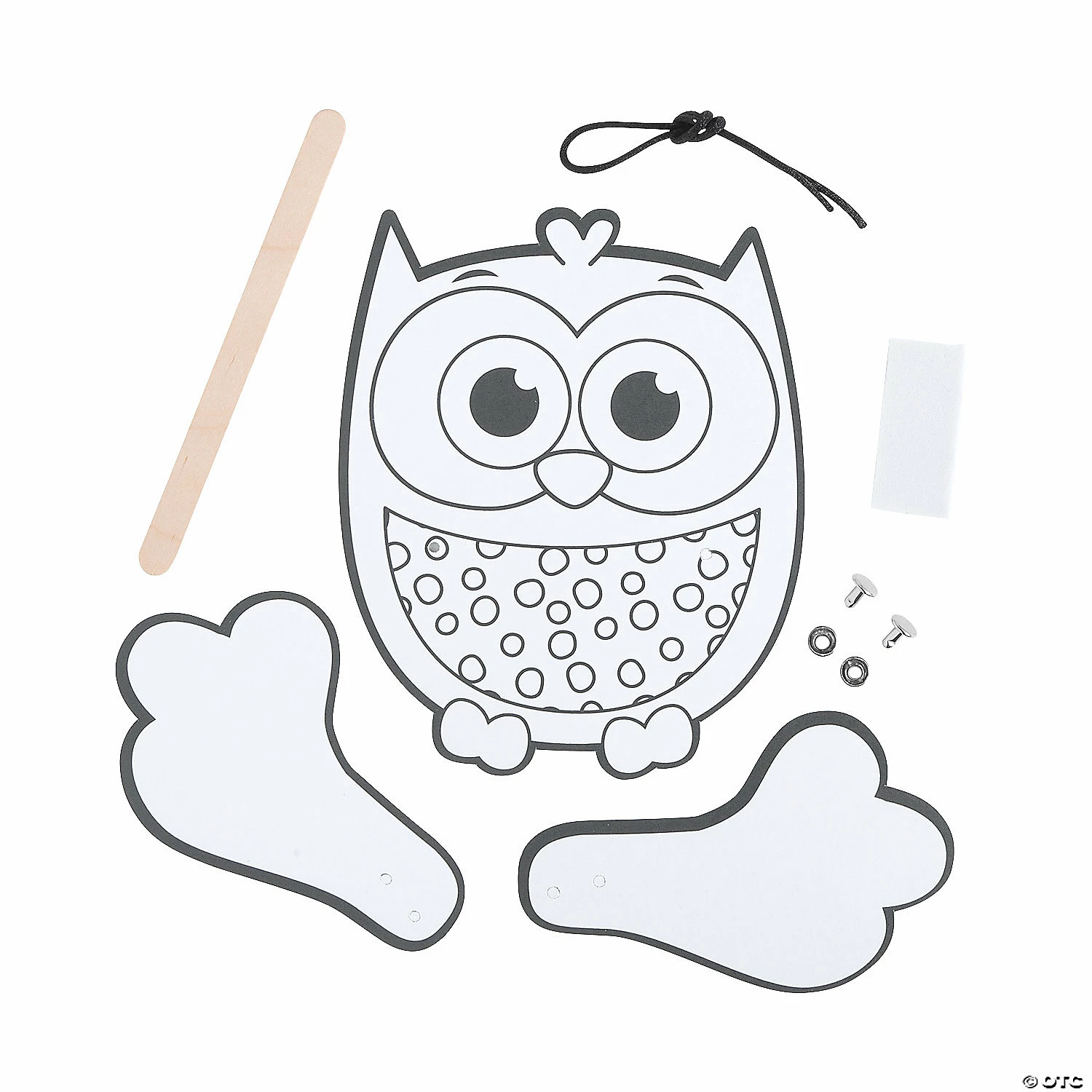 Hot Sale ๐ Color Your Own Flapping Owl Craft Kit - Makes 12 ๐งจ 5 Hot Sale ๐ Color Your Own Flapping Owl Craft Kit - Makes 12 ๐งจ - Image 3