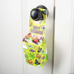 Budget 😍 Color Your Own 🧛 Halloween Door Hanger Treat Boxes - 12 Pc. ✔️ -Halloween Crafts for Kids Sales color your own halloween door hanger treat boxes 12 pc 14113199 a02