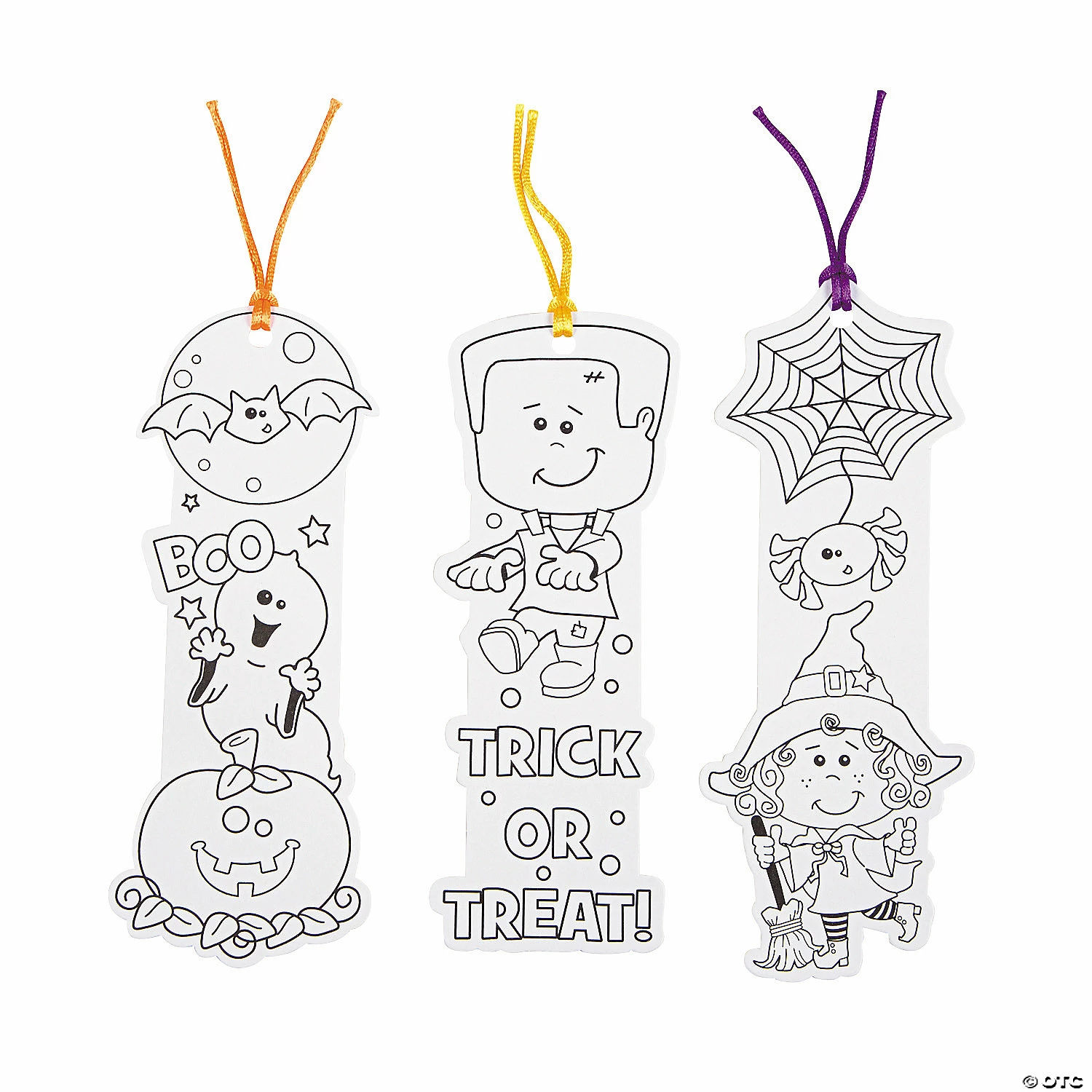 Top 10 ๐ Color Your Own ๐ Halloween Friends Bookmarks - 50 Pc. โ๏ธ 3 Top 10 ๐ Color Your Own ๐ Halloween Friends Bookmarks - 50 Pc. โ๏ธ