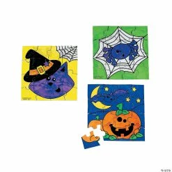 Best Pirce ❤️ Color Your Own 🦇 Halloween Friends Mini Puzzles - Set of 50 🛒