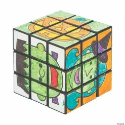 Halloween Crafts for Kids Sales -Halloween Crafts for Kids Sales color your own halloween mini puzzle cubes 12 pc 13851890 a01