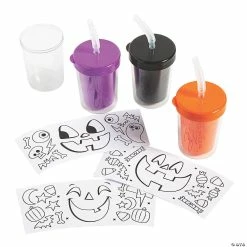 Brand new ๐ Color Your Own Jack-Oโ-Lantern Cups with Lids & Straws ๐ฏ 7 Brand new ๐ Color Your Own Jack-Oโ-Lantern Cups with Lids & Straws ๐ฏ -Halloween Crafts for Kids Sales color your own jack o lantern cups with lids and straws13950319 a02