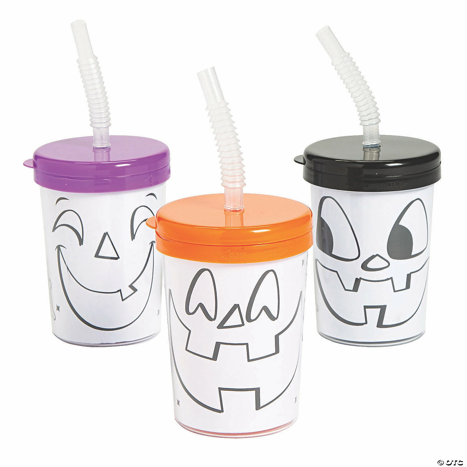 Brand new ๐ Color Your Own Jack-Oโ-Lantern Cups with Lids & Straws ๐ฏ 3 Brand new ๐ Color Your Own Jack-Oโ-Lantern Cups with Lids & Straws ๐ฏ