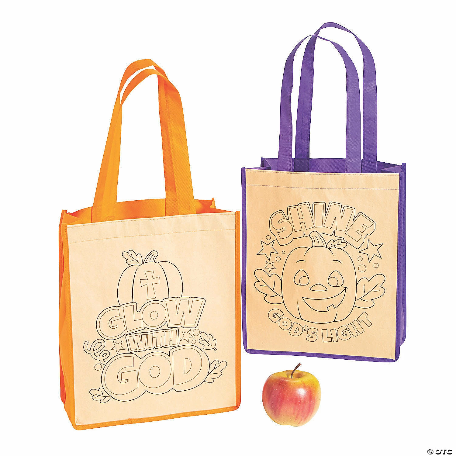 Deals β€οΈ Color Your Own Medium Christian Pumpkin π Halloween Nonwoven Tote Bags - 12 Pc. π 3 Deals β€οΈ Color Your Own Medium Christian Pumpkin π Halloween Nonwoven Tote Bags - 12 Pc. π