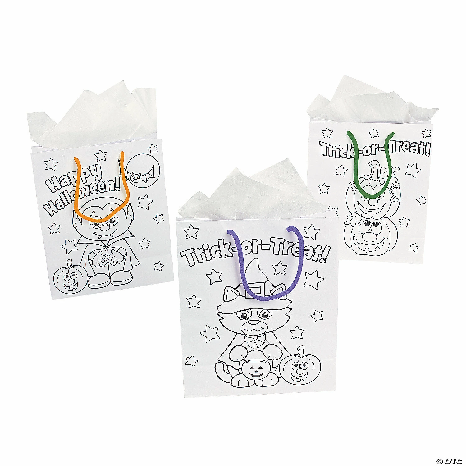 Deals 💯 Color Your Own Medium 🧛 Halloween Gift Bags - 12 Pc. 👍 4 Deals 💯 Color Your Own Medium 🧛 Halloween Gift Bags - 12 Pc. 👍 - Image 2