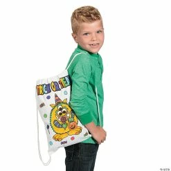 Cheapest 👏 Color Your Own Medium Trick-or-Treat Drawstring Bags - 12 Pc. 🔔 -Halloween Crafts for Kids Sales color your own medium trick or treat drawstring bags 12 pc 13607403 a02