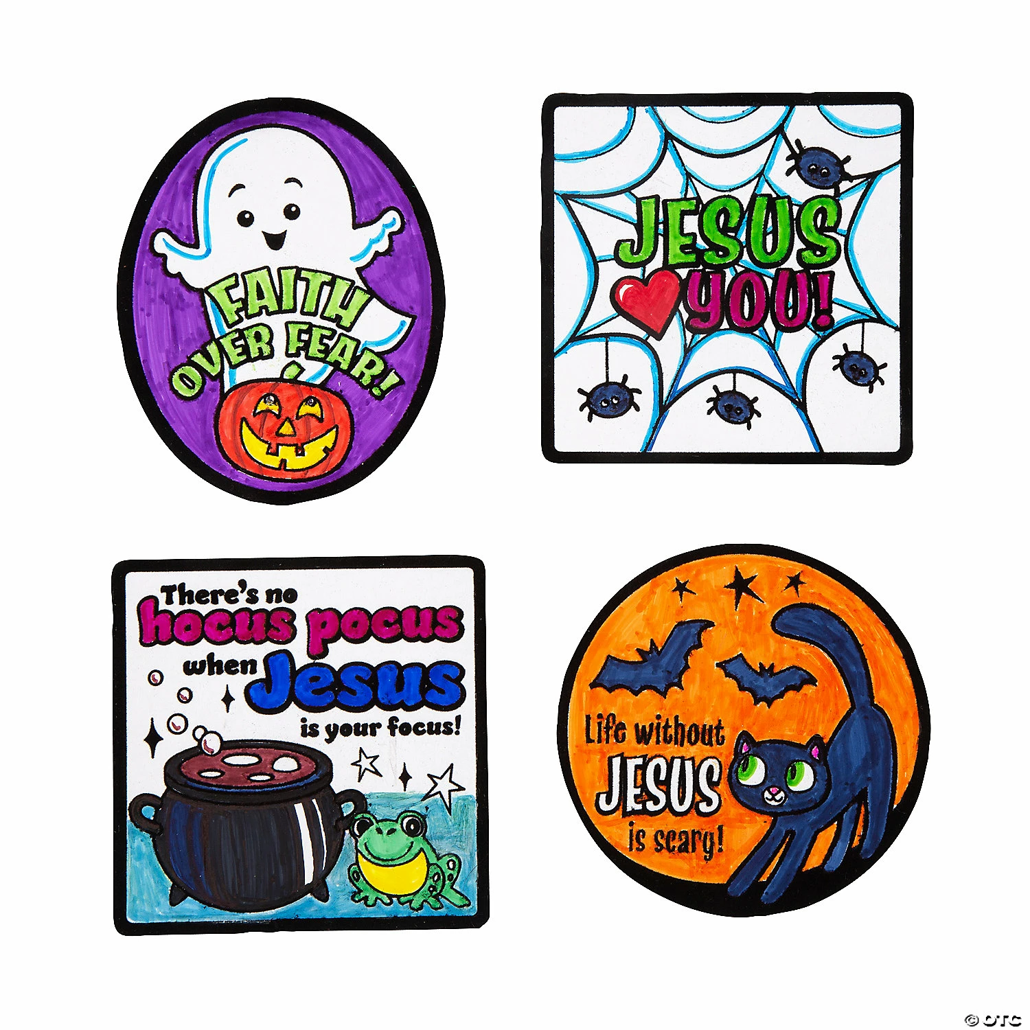 Best deal β¨ Color Your Own Religious π Halloween Fuzzy Magnets - 12 Pc. π 4 Best deal β¨ Color Your Own Religious π Halloween Fuzzy Magnets - 12 Pc. π - Image 2