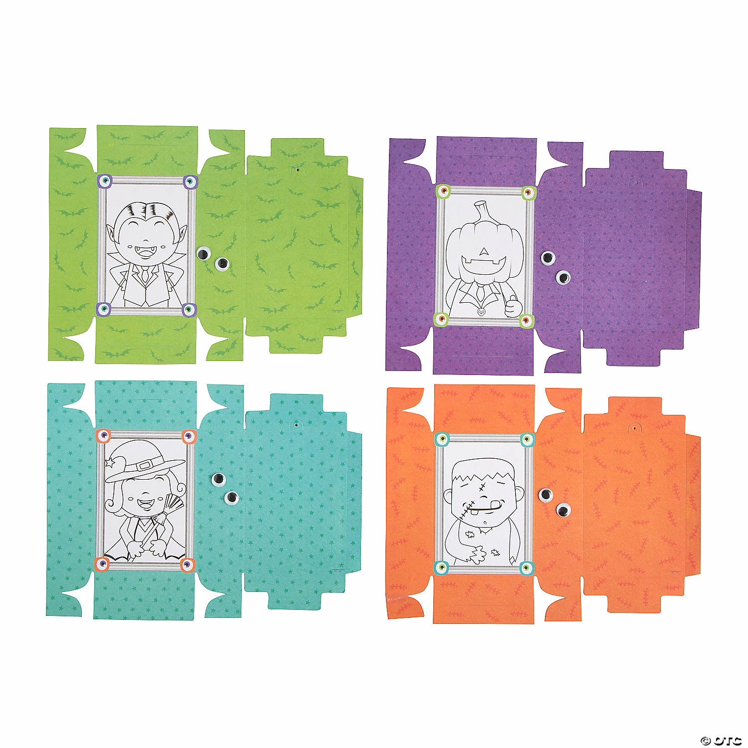 Budget π Color Your Own Spooky Eye Pictures - 12 Pc. β 4 Budget π Color Your Own Spooky Eye Pictures - 12 Pc. β - Image 2