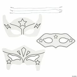 Best deal 🔥 Color Your Own Superhero Masks - 12 Pc. 🥰