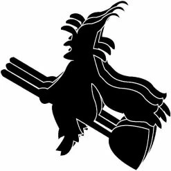 Wholesale 👍 Creative Shapes Etc. - Small Single Color Creative Foam Craft Cut-outs - Witch 🥰