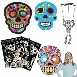 Coupon 🔔 Day of the Dead Craft Kit Assortment - Makes 72 ❤️