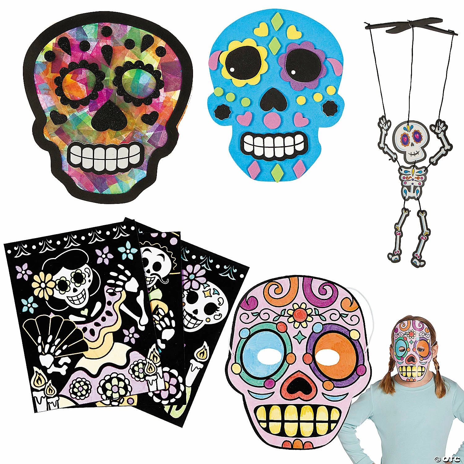 Coupon 🔔 Day of the Dead Craft Kit Assortment - Makes 72 ❤️ 3 Coupon 🔔 Day of the Dead Craft Kit Assortment - Makes 72 ❤️
