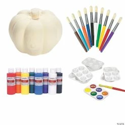 Cheapest ๐ DIY Ceramic ๐ง Halloween Pumpkin Kit - 42 Pc. ๐งจ