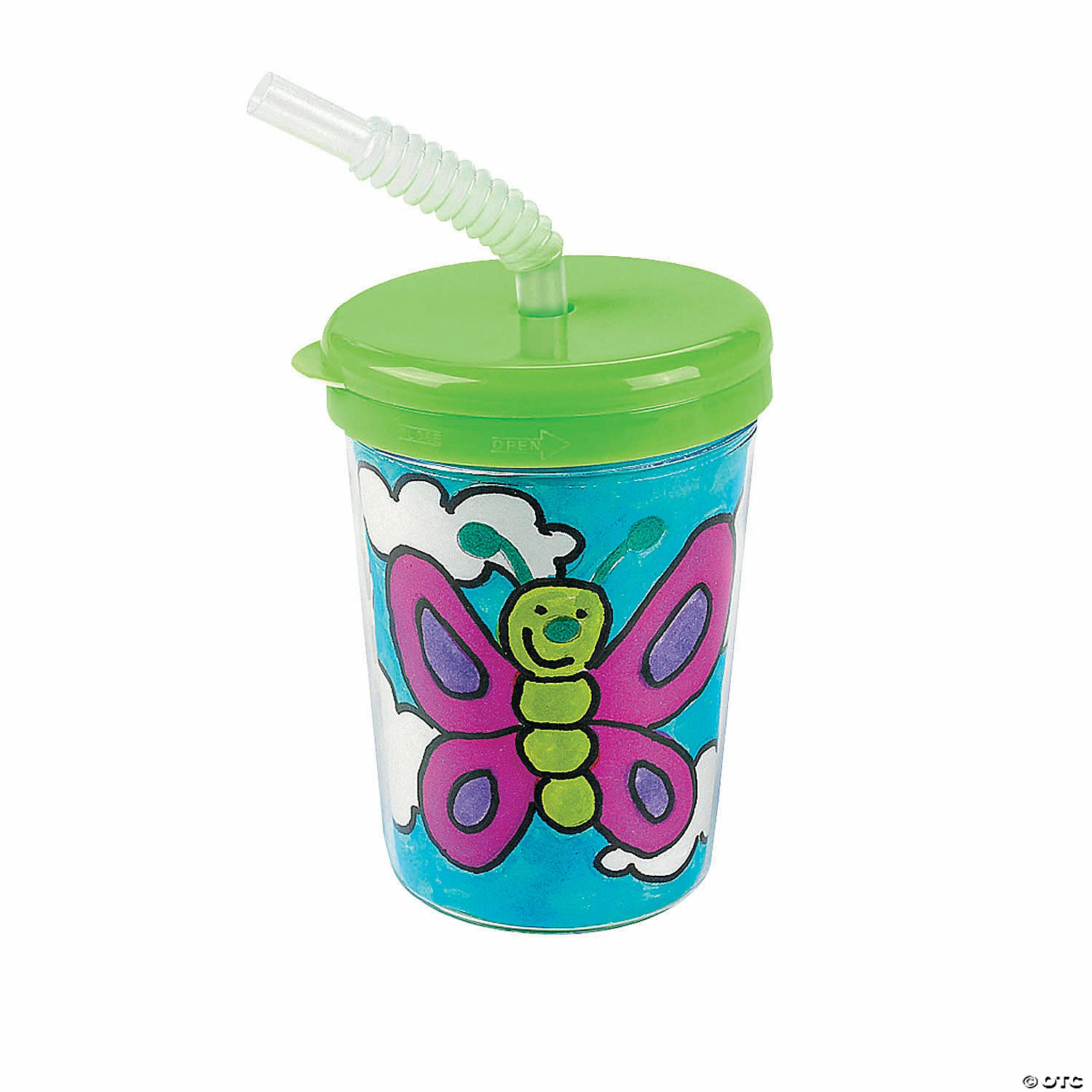 Outlet 💯 DIY Cups with Lids & Straws - 12 Pc. 🎁 4 Outlet 💯 DIY Cups with Lids & Straws - 12 Pc. 🎁 - Image 2