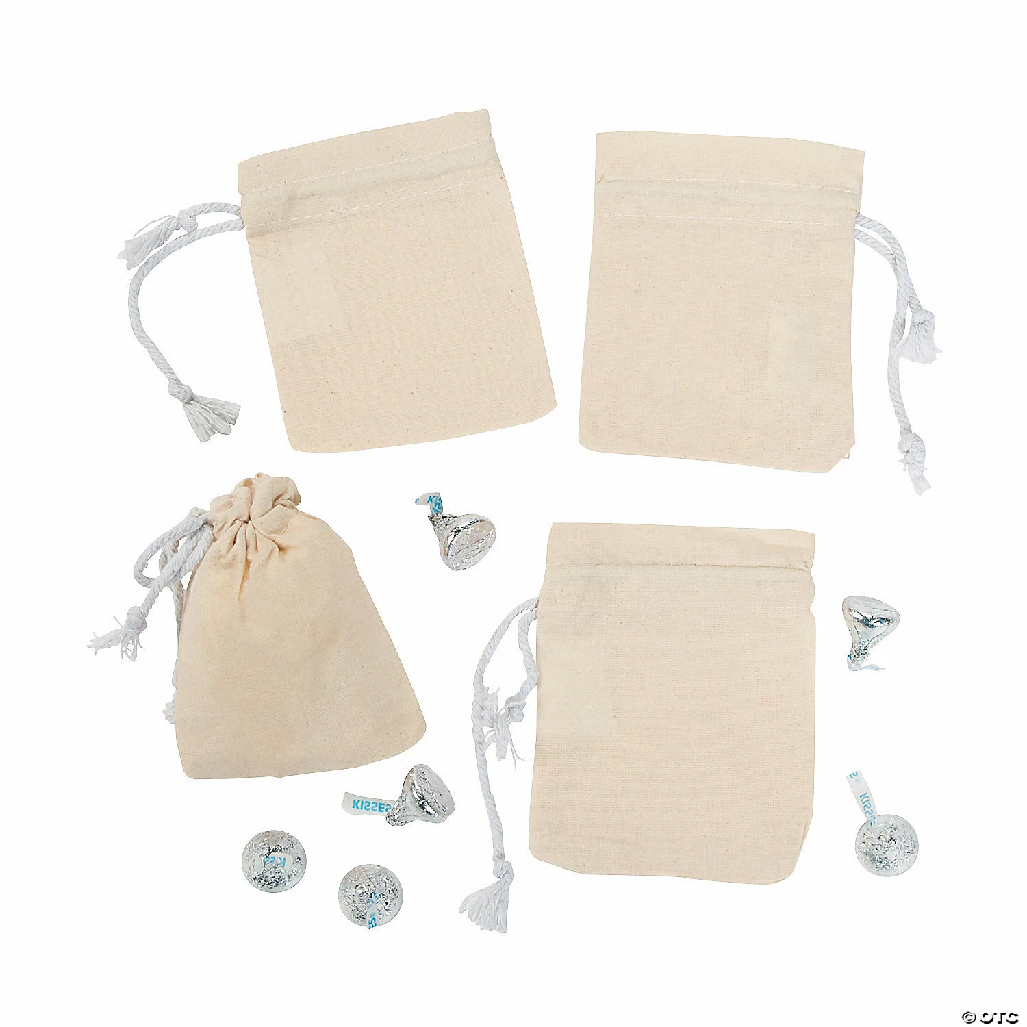 Promo 🤩 DIY Mini Canvas Drawstring Bags - 48 Pc. 🌟 4 Promo 🤩 DIY Mini Canvas Drawstring Bags - 48 Pc. 🌟 - Image 2
