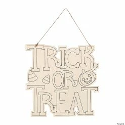Top 10 😀 DIY Trick-or-Treat Sign 🎃 Halloween Decoration Craft 😀