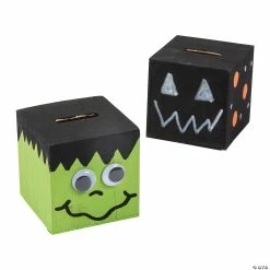 Discount ✔️ DIY Unfinished Wood Block Bank - 12 Pc. ⭐ -Halloween Crafts for Kids Sales diy unfinished wood block bank 12 pc 48 9354a a03