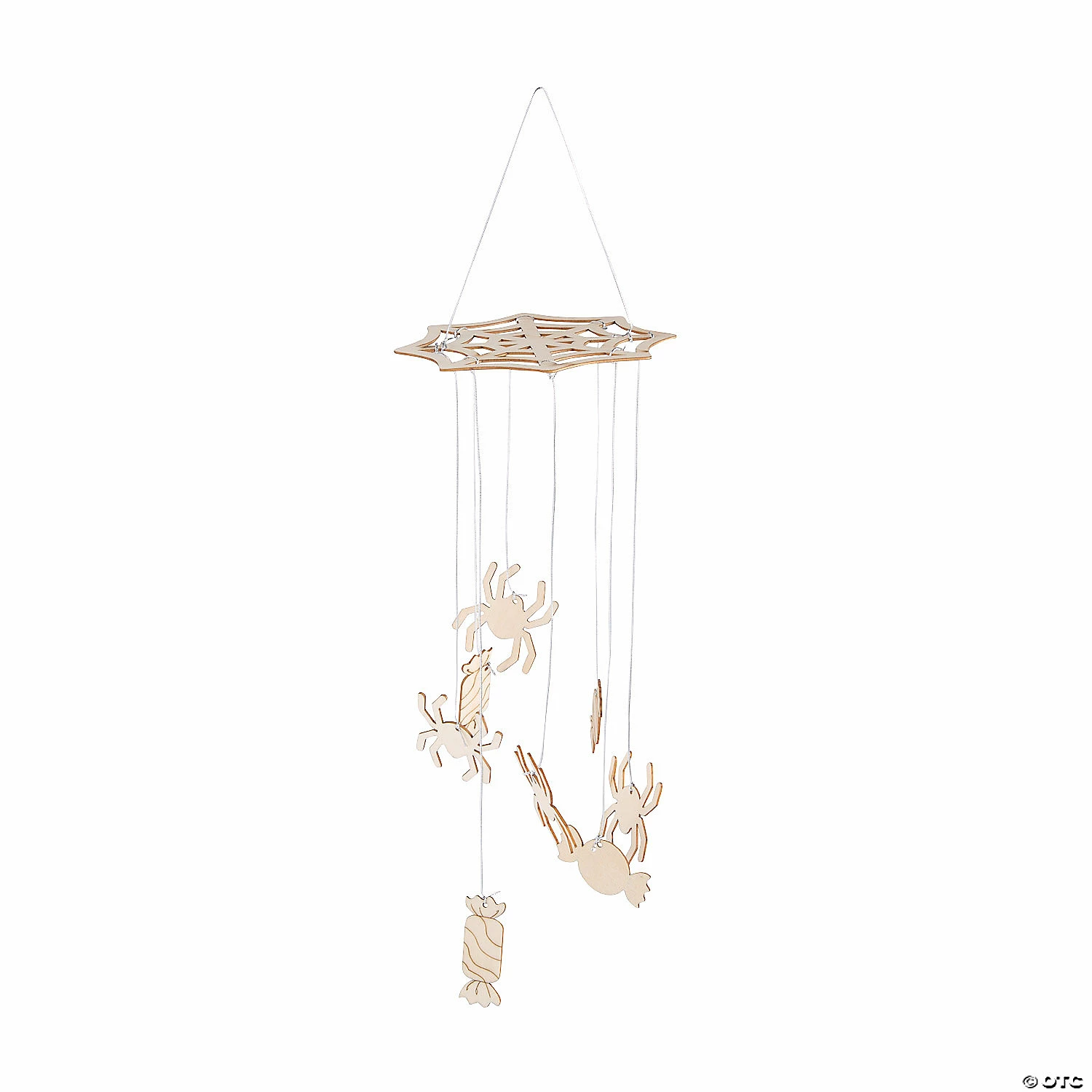 Outlet π DIY Unfinished Wood Spider Web Mobile π Halloween Decorations - 6 Pc. β 3 Outlet π DIY Unfinished Wood Spider Web Mobile π Halloween Decorations - 6 Pc. β