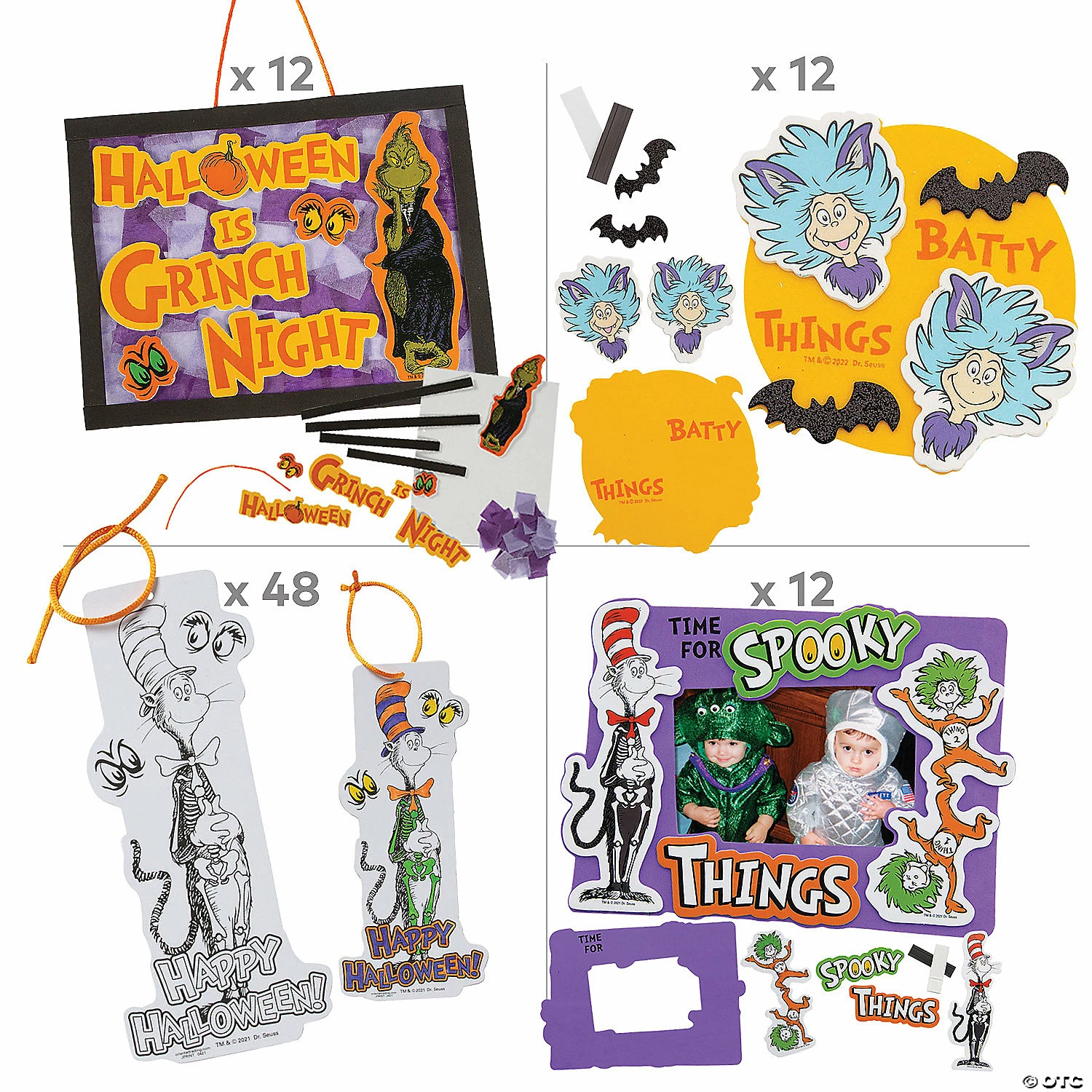 Best Pirce 𧨠Dr. Seussβ’ π Halloween Craft Kit Assortment - Makes 84 π 4 Best Pirce 𧨠Dr. Seussβ’ π Halloween Craft Kit Assortment - Makes 84 π - Image 2