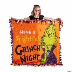 Best deal 🎉 Dr. Seuss™ The Grinch 🦇 Halloween Fleece Throw Craft Kit 👍