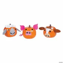 Coupon 👍 Farm Animal Pumpkin Decorating Craft Kit - Makes 12 🛒