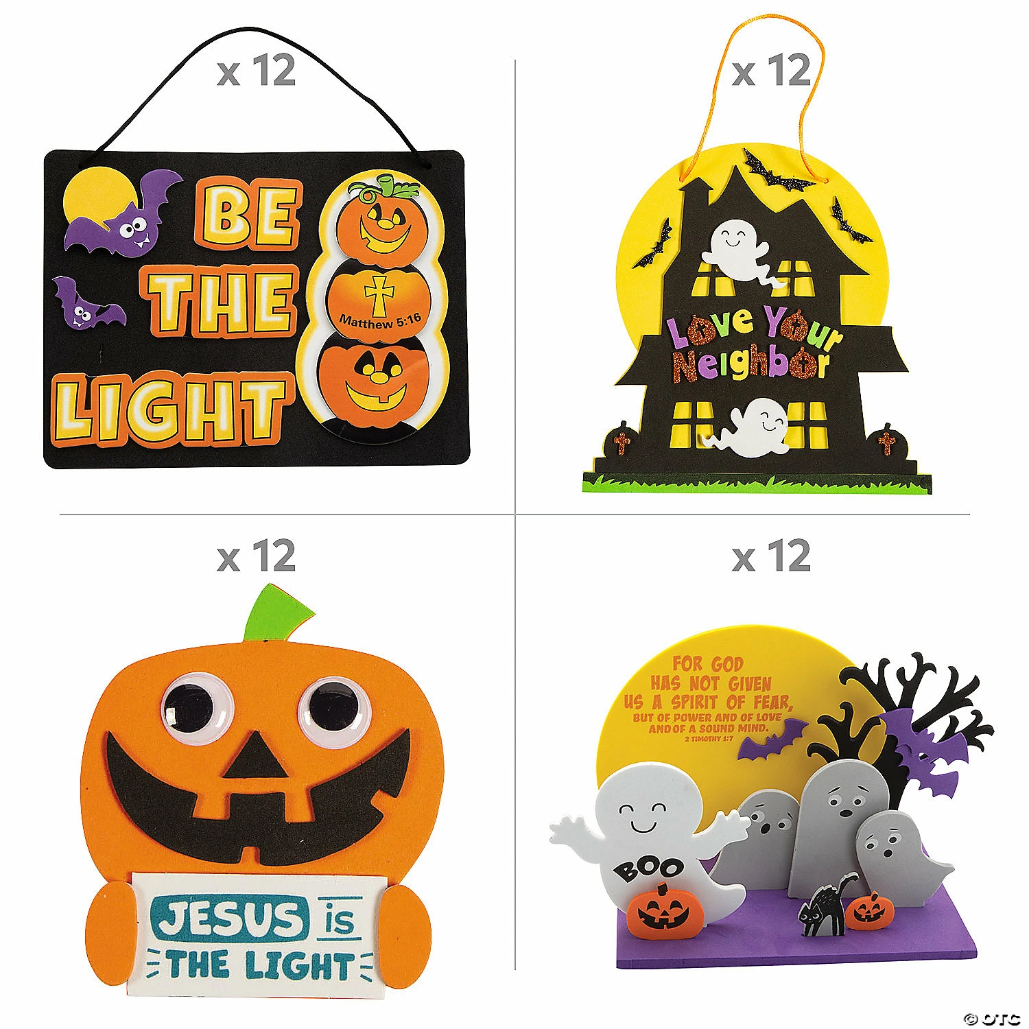 Best Sale π Fear Not with God π Halloween Craft Assortment - Makes 48 π 4 Best Sale π Fear Not with God π Halloween Craft Assortment - Makes 48 π - Image 2