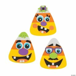 Flash Sale โจ Goofy Face ๐ฌ Candy Corn Magnet Craft Kit - Makes 12 ๐