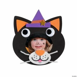 Best deal 🧨 Googly Eyes 🎃 Halloween Cat Picture Frame Magnet Craft Kit - Makes 12 👏