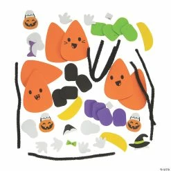 Discount 👏 Halloween 🍬 Candy Corn Characters in Costume Craft Kit - Makes 12 👏 -Halloween Crafts for Kids Sales halloween candy corn characters in costume craft kit makes 1213950286 a01
