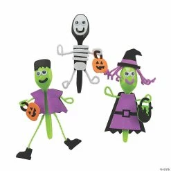 Cheapest ๐ Halloween Character Spoon Craft Kit - Makes 12 ๐คฉ