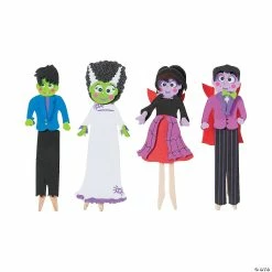 Best Sale 🔥 Halloween Clothespin Character Craft Kit - Makes 12 💯