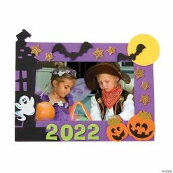 Deals ๐ Halloween Picture Frame Magnet Craft Kit - Makes 12 ๐ฅ