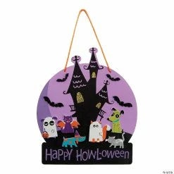 Cheap ✔️ Haunted House Animal Sign Craft Kit - Makes 12 🔔
