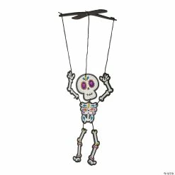 Wholesale 🔥 Jumbo Day of the Dead Skeleton Puppet Craft Kit - Makes 6 😍