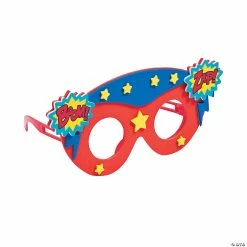 Cheapest 🌟 Kids’ Superhero Glasses Craft Kit - Makes 12 🌟