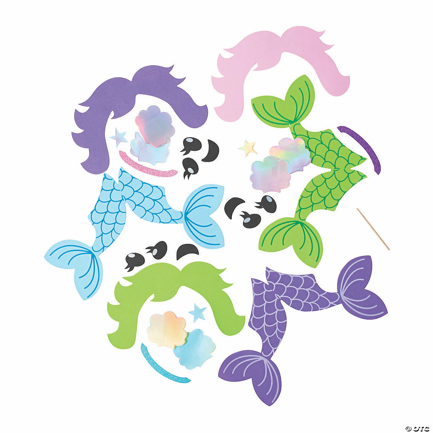 Best Pirce π Mermaid Pumpkin Decorating Craft Kit - Makes 12 π 4 Best Pirce π Mermaid Pumpkin Decorating Craft Kit - Makes 12 π - Image 2